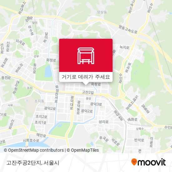 고잔주공2단지 지도