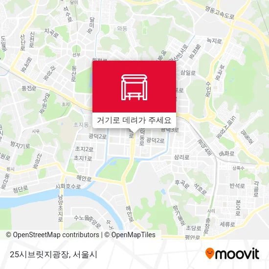 25시브릿지광장 지도