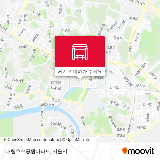 대림호수공원아파트 지도