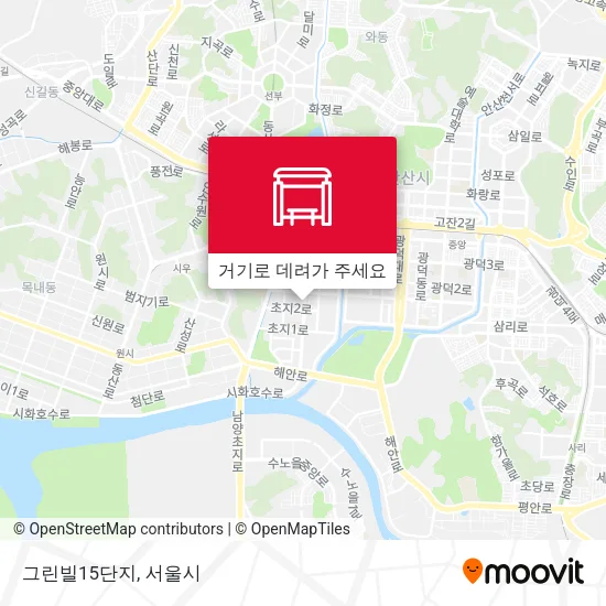 그린빌15단지 지도
