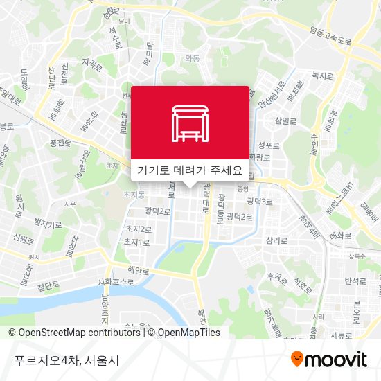 푸르지오4차 지도