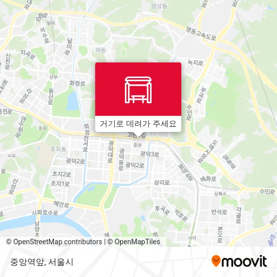 중앙역앞 지도