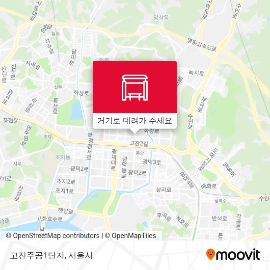 고잔주공1단지 지도