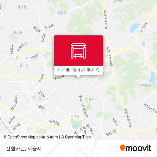 전원가든 지도