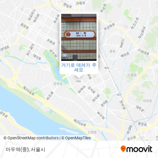 마두역(중) 지도