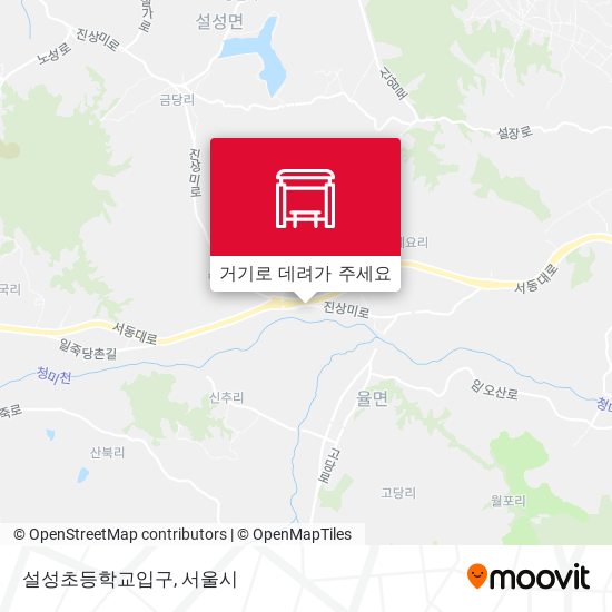 설성초등학교입구 지도