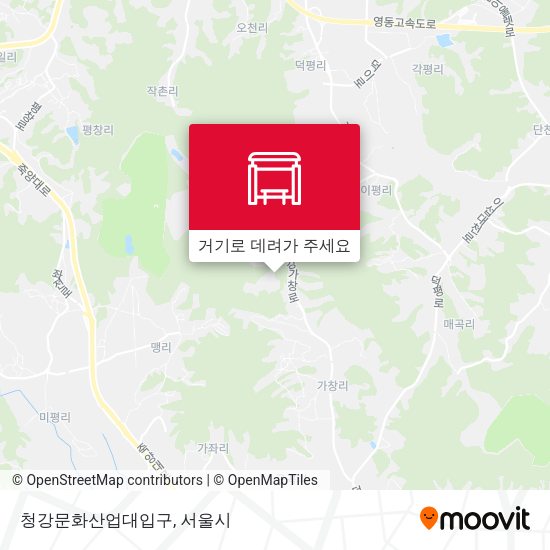 청강문화산업대입구 지도