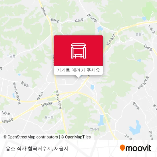 용소.직사.칠곡저수지 지도