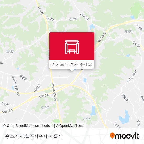 용소.직사.칠곡저수지 지도
