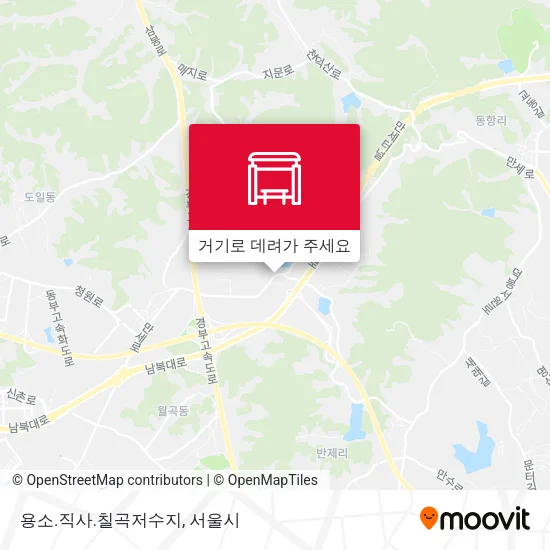용소.직사.칠곡저수지 지도