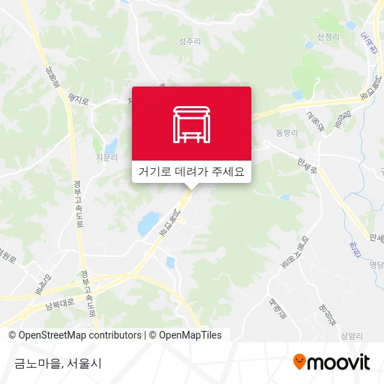 금노마을 지도