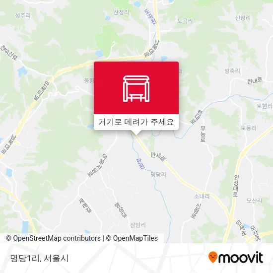 명당1리 지도