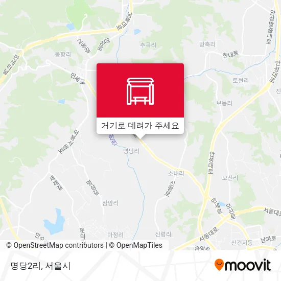 명당2리 지도