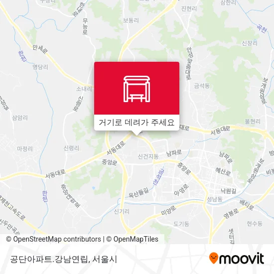 공단아파트.강남연립 지도