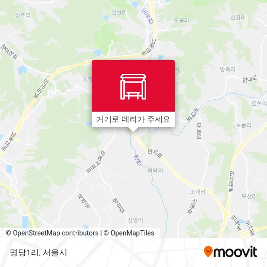 명당1리 지도