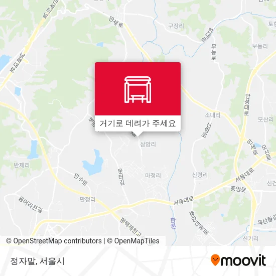정자말 지도