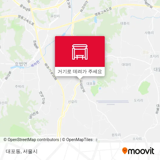 대포동 지도