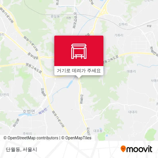 단월동 지도