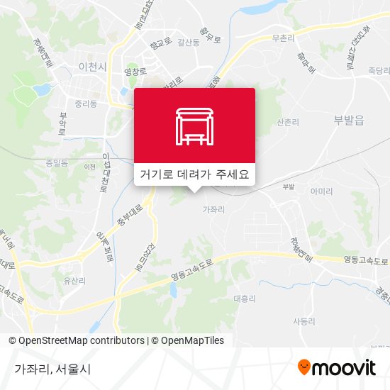 가좌리 지도