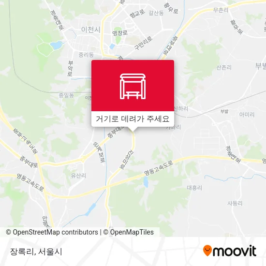 장록리 지도