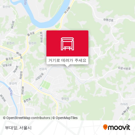 부대앞 지도