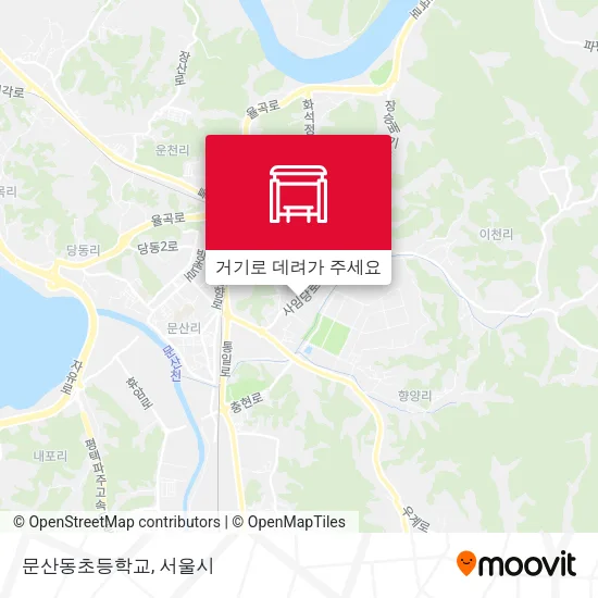 문산동초등학교 지도