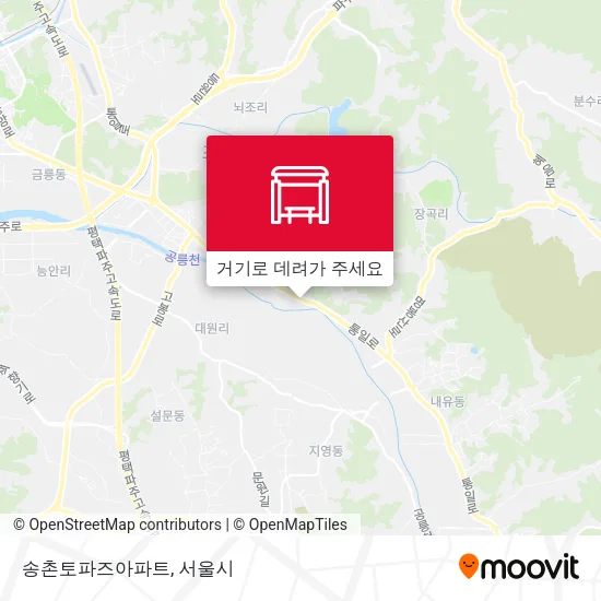 송촌토파즈아파트 지도