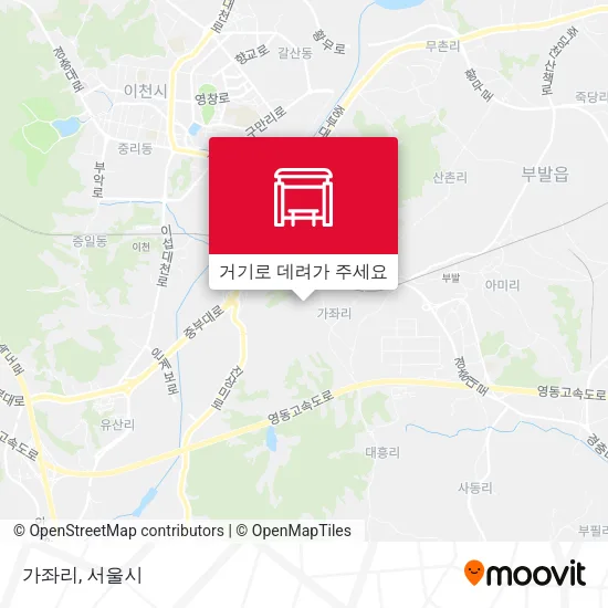 가좌리 지도