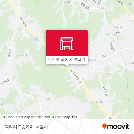 피라미드숯가마 지도