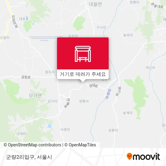 군량2리입구 지도