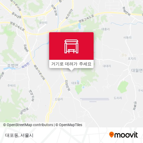 대포동 지도