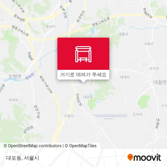 대포동 지도