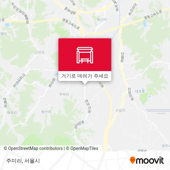 주미리 지도