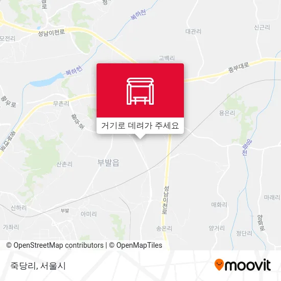 죽당리 지도