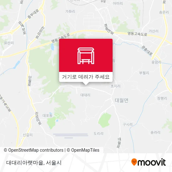대대리아랫마을 지도