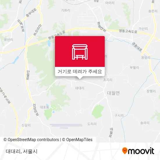 대대리 지도