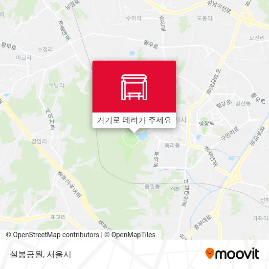 설봉공원 지도