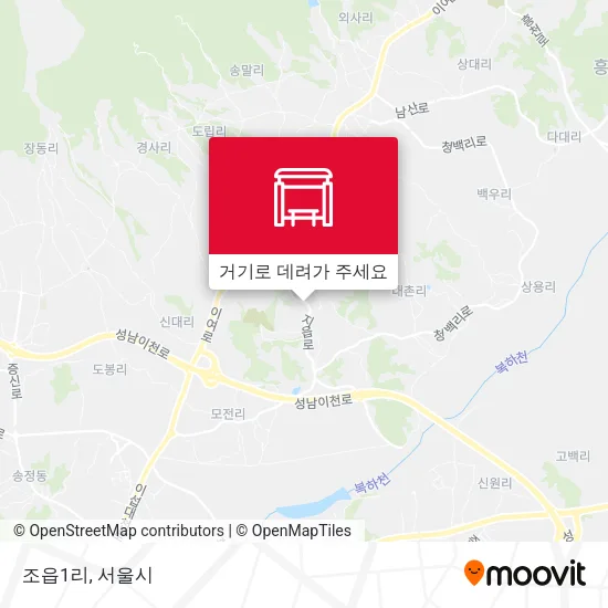 조읍1리 지도