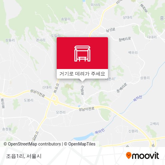 조읍1리 지도