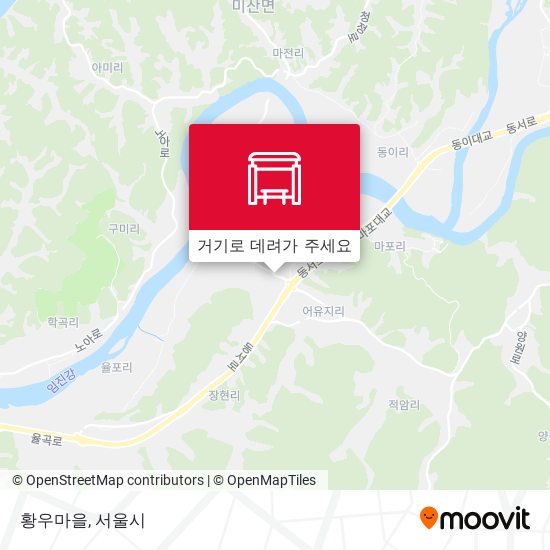 황우마을 지도