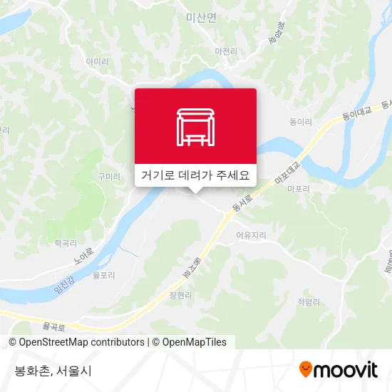 봉화촌 지도