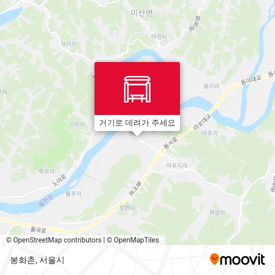 봉화촌 지도