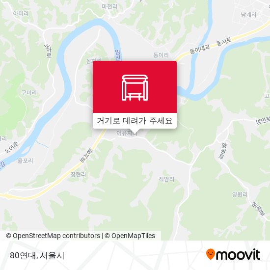 80연대 지도