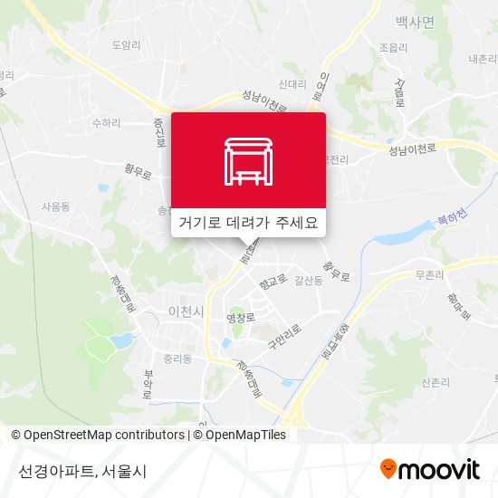 선경아파트 지도
