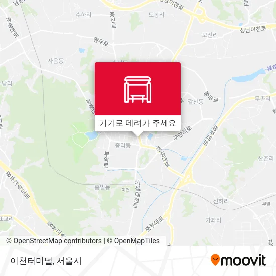 이천터미널 지도