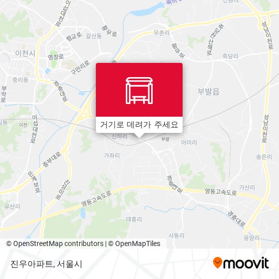 진우아파트 지도