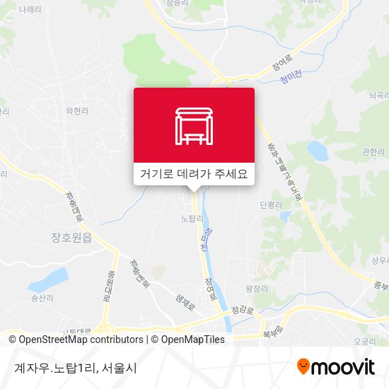 계자우.노탑1리 지도