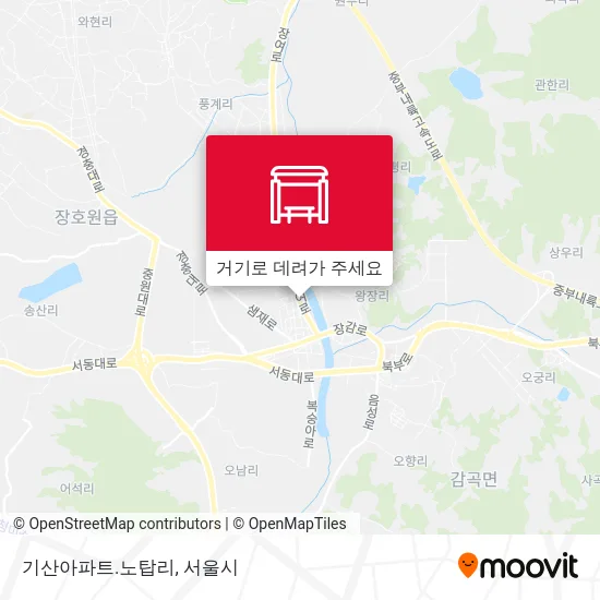 기산아파트.노탑리 지도