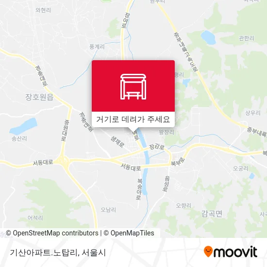 기산아파트.노탑리 지도