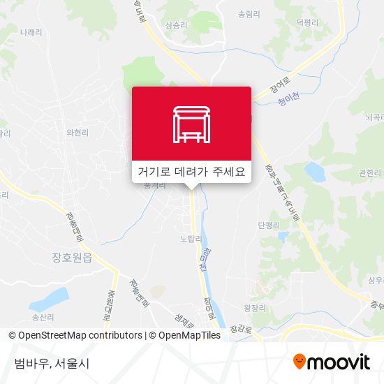 범바우 지도